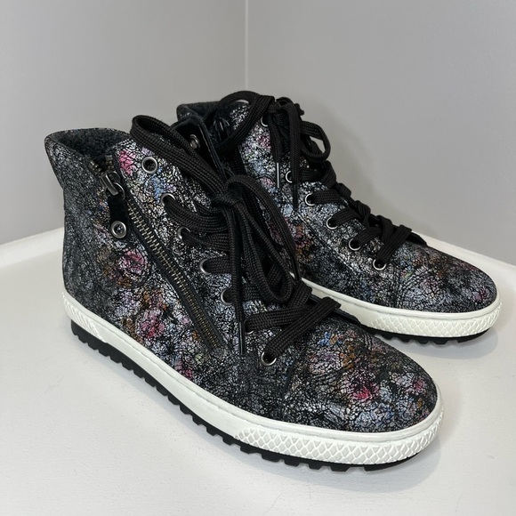 Gabor 73754 Leather Sneaker Boots - Picture 1 of 16